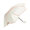 Bicolor Piping Compact Umbrella White